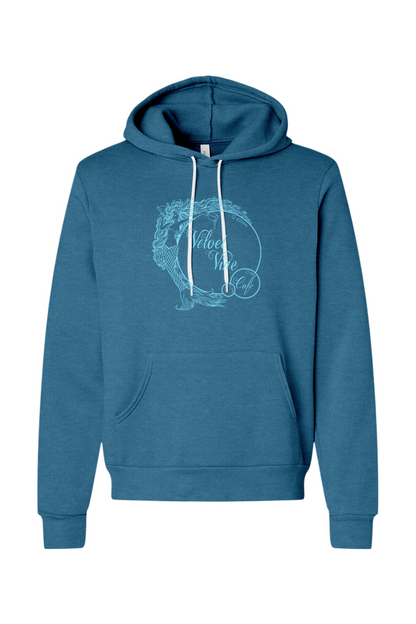 Velvet Vine Teal Logo Sponge Fleece Hoodie - Men's
