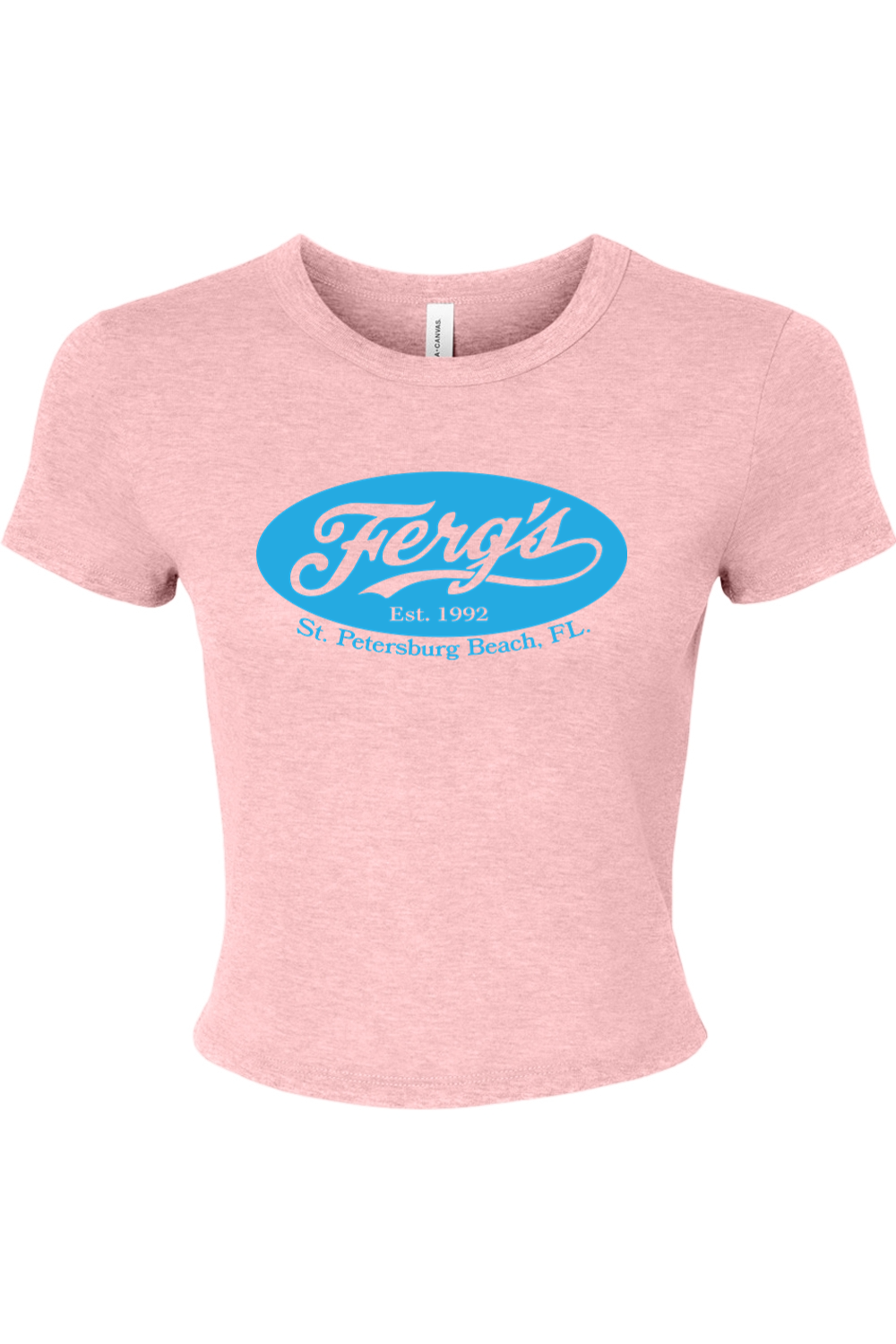 Ferg's Original Logo Micro Rib Baby Tee - Women's