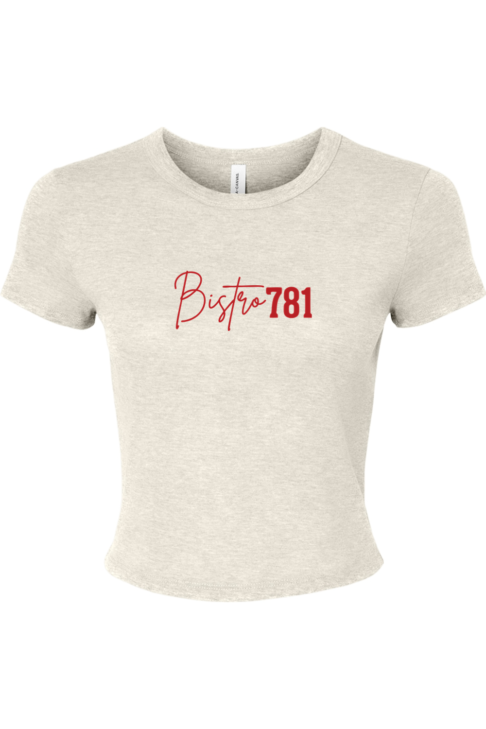 Bistro781 Micro Rib Baby Tee - Women's