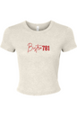 Bistro781 Micro Rib Baby Tee - Women's