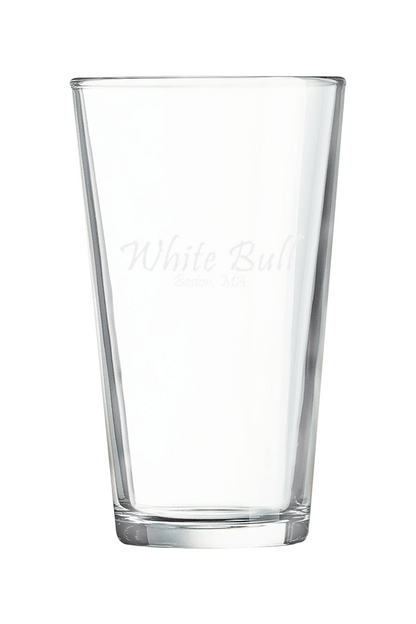 White Bull Boston 16 oz. Pint Mixing Glass