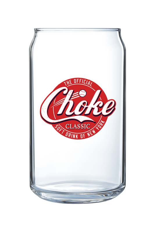 Choke Classic 16 oz. Can Glass