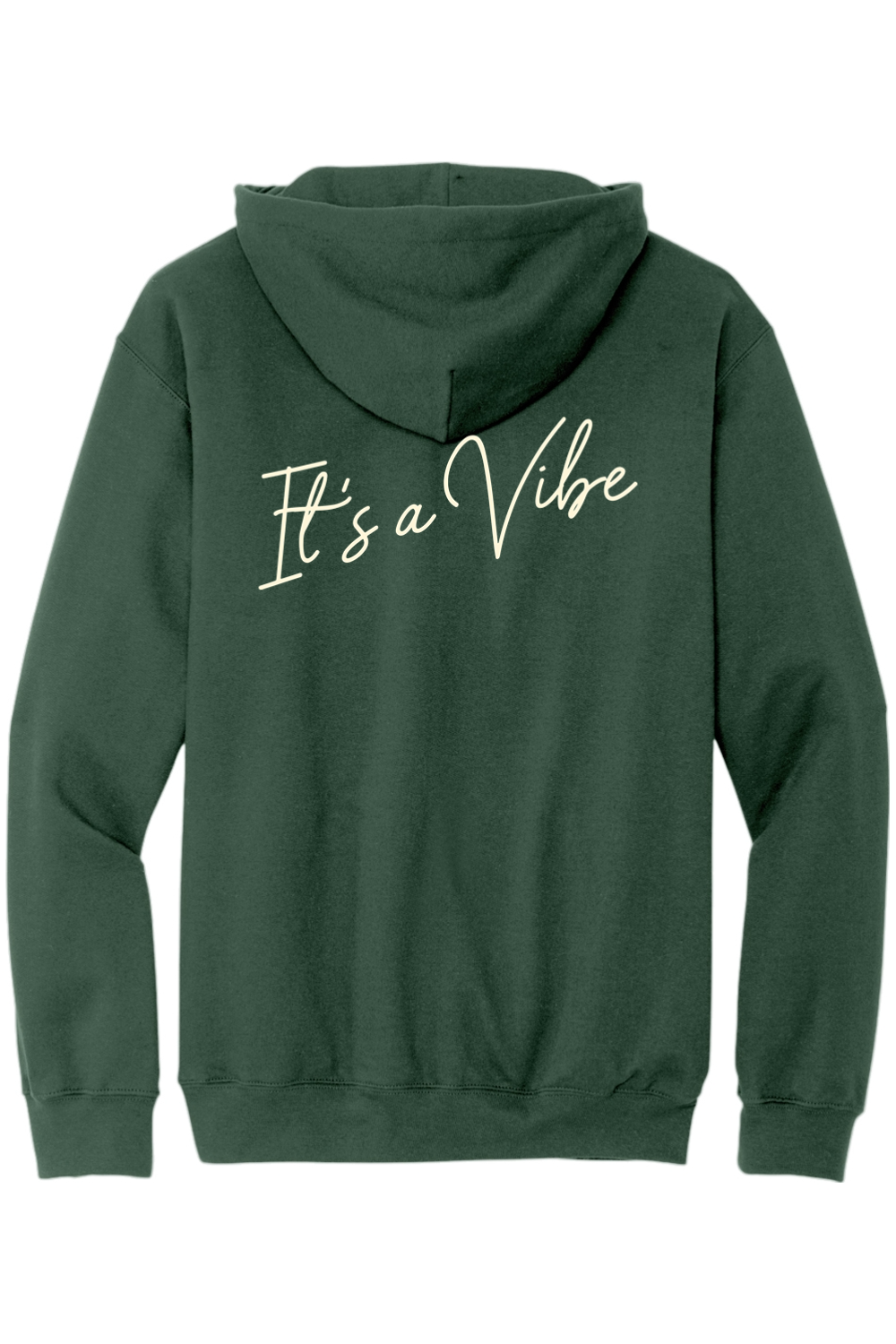 Velvet Vine Green Sponge Fleece Hoodie - Mens