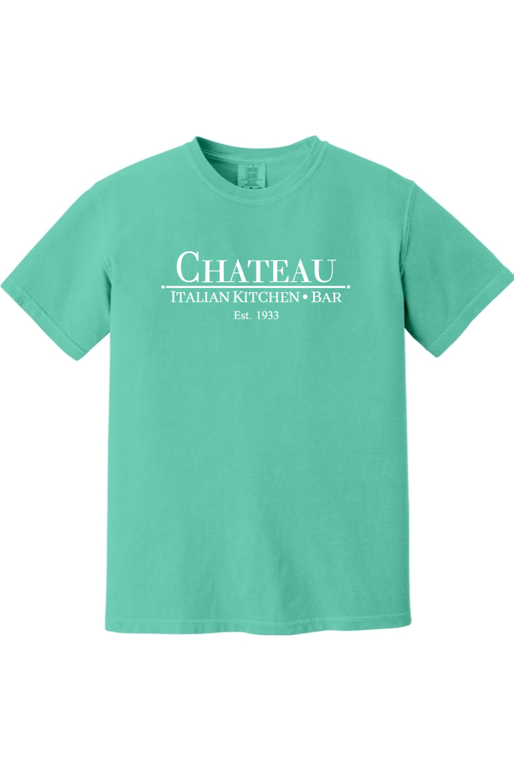 Chateau Italian Kitchen & Bar Large Logo Comfort Colors *Spring Colors* T-Shirt - Men