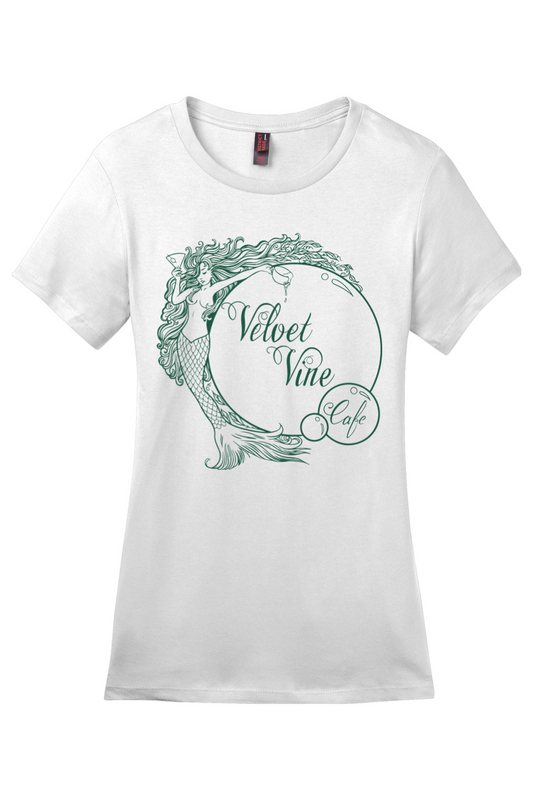 Velvet Vine Cafe Green It's a Vibe Cotton T-Shirt - Women's