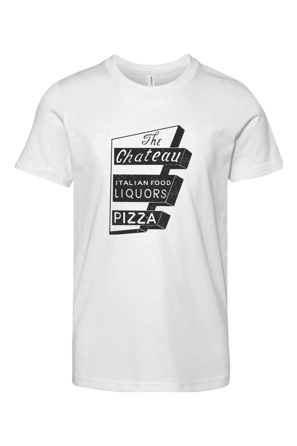 Chateau Throwback Sign Cotton T-Shirt - Youth