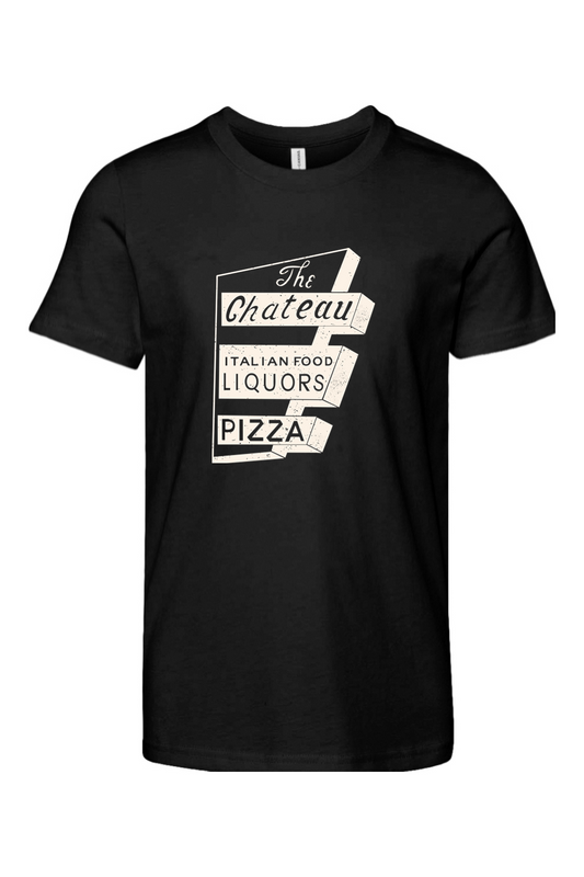 Chateau Throwback Sign Cotton T-Shirt - Youth