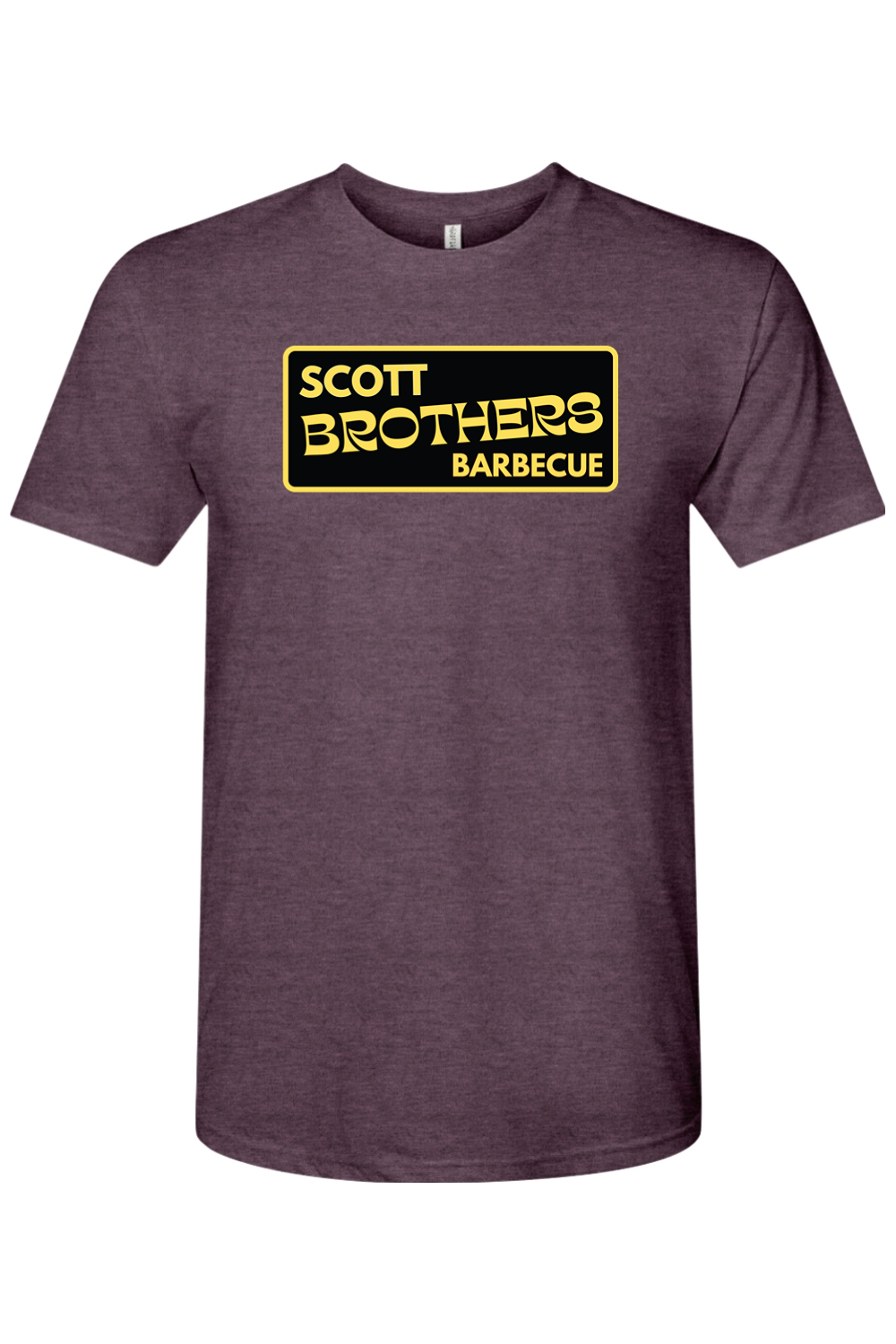 Scott Brothers Barbecue Black N' Gold Logo Triblend T-Shirt - Unisex