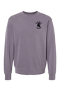 Dire Wolf Tavern Skull Chain Pigment-Dyed Crewneck Sweatshirt - Unisex