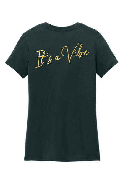 Velvet Vine Gold Its a Vibe Cotton T-Shirt - Women's