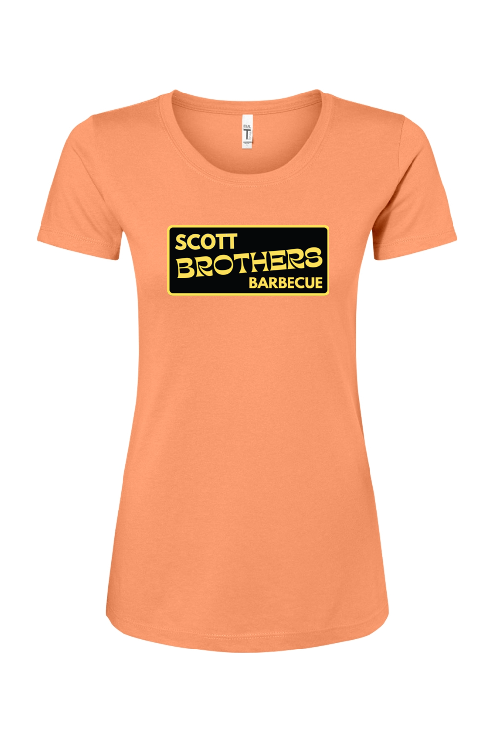 Scott Brothers Barbecue Black N' Gold Logo Cotton T-Shirt - Women's