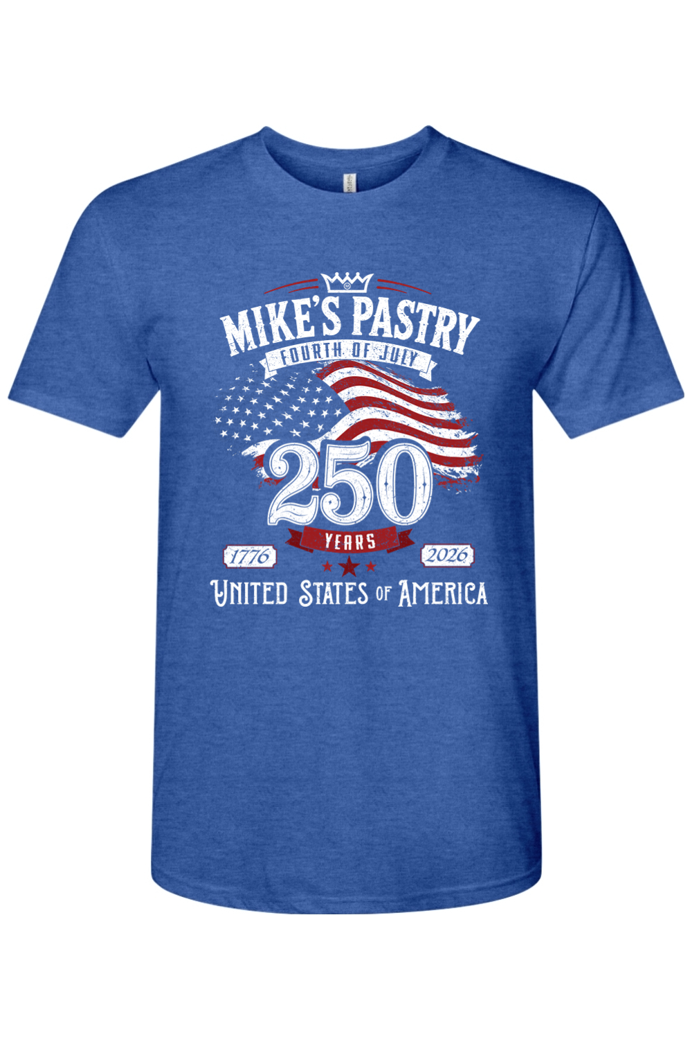 Mike's Pastry Celebrates 250 Years of the USA Triblend T-Shirt - Men's