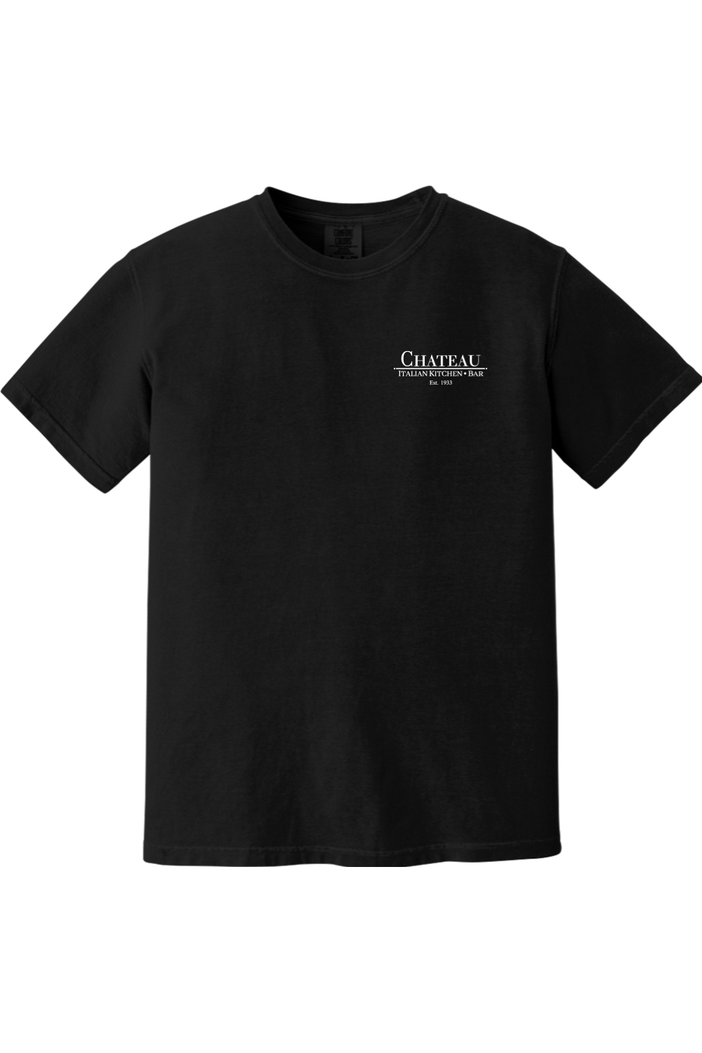 Chateau Italian Kitchen & Bar Small Logo Comfort Colors T-Shirt - Unisex Adult