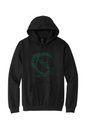 Velvet Vine Green Sponge Fleece Hoodie - Mens