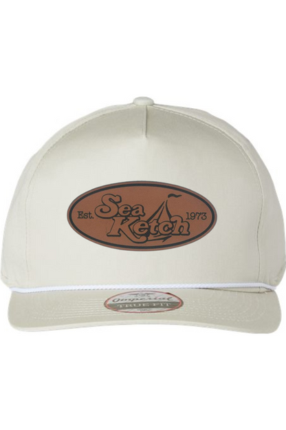 Sea Ketch Leather Patch Rope Hat