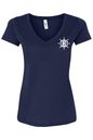 Barrett's Waterfront Cotton Blend V-Neck T-Shirt - Women's