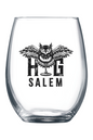 Hallowed Ground Night Owl 9 oz. Stemless Wine Glass