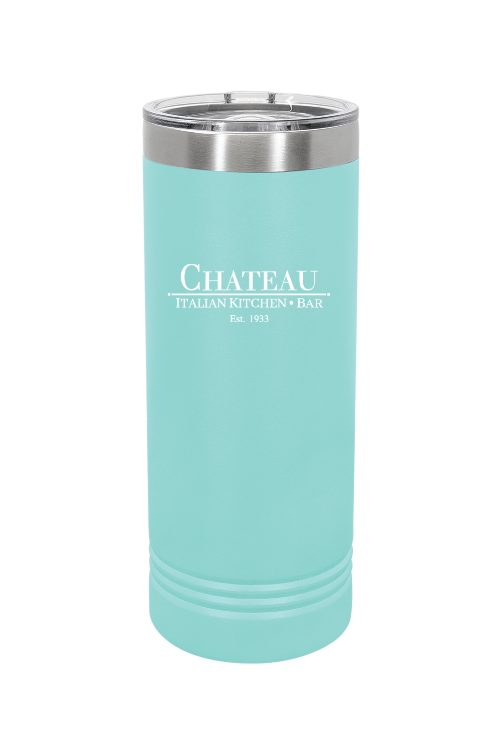 Chateau Italian Kitchen & Bar 22 oz. Skinny Tumbler with Slider Lid *Spring Colors*