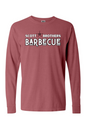 Scott Brothers Barbecue Black N' White Logo Comfort Colors Long Sleeve T-Shirt - Unisex
