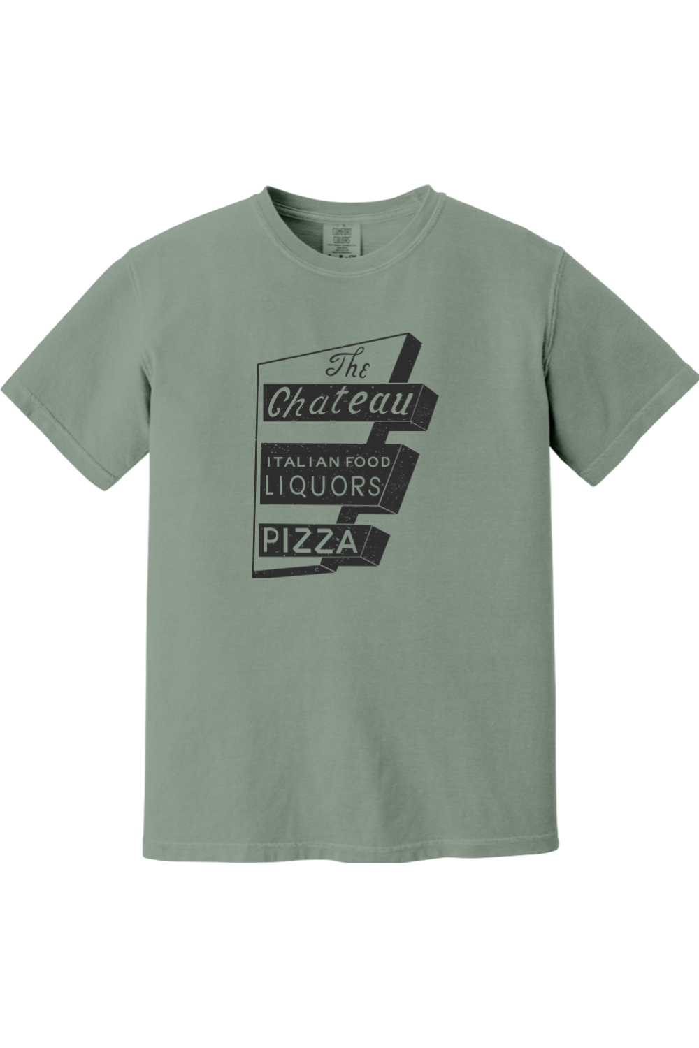 Chateau Throwback Sign Comfort Colors T-Shirt - Unisex