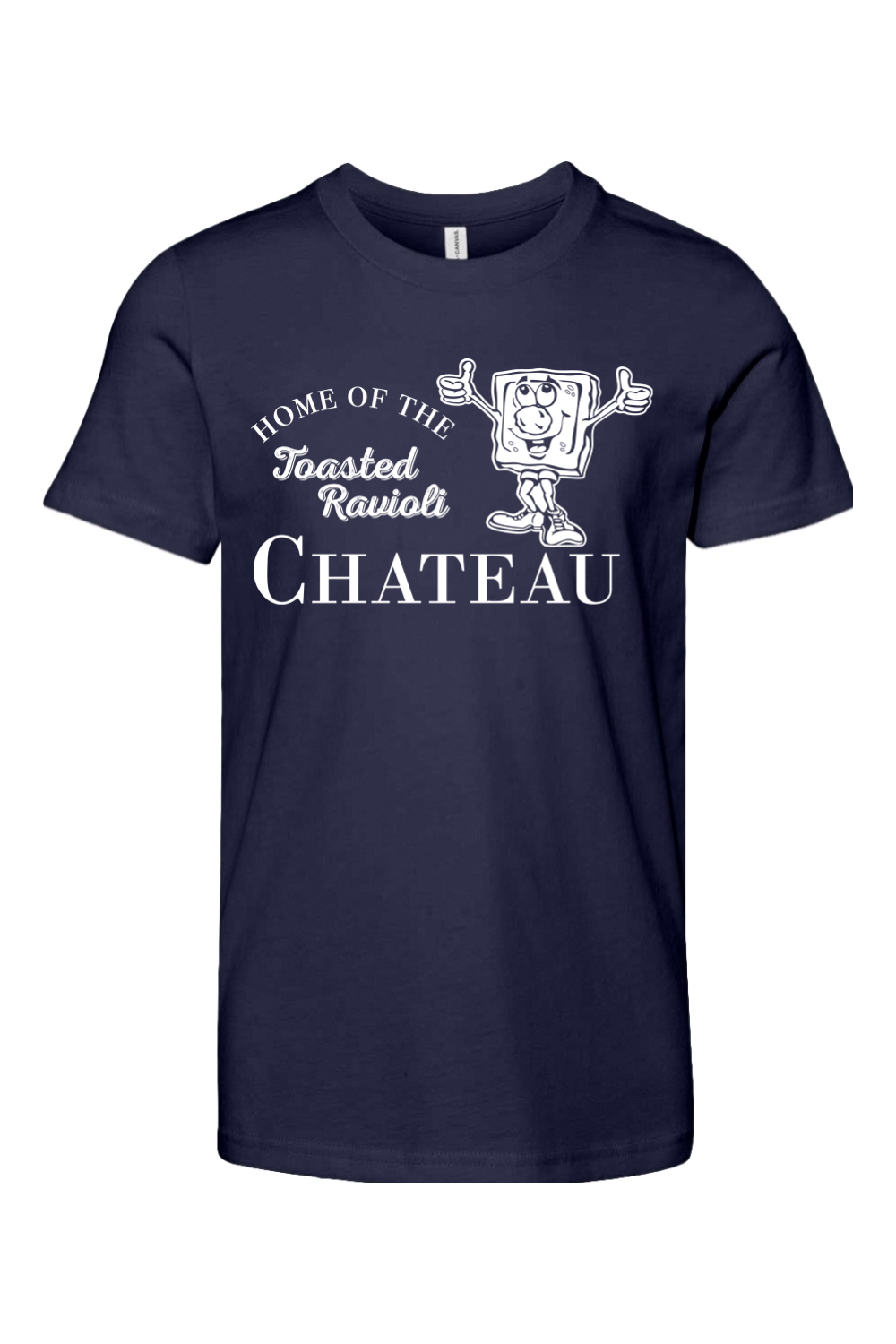 Chateau Home of the Toasted Ravioli Cotton T-Shirt - Youth