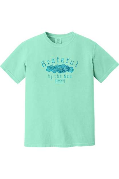 Cala's Grateful By The Sea Roses Comfort Colors T-Shirt - Unisex