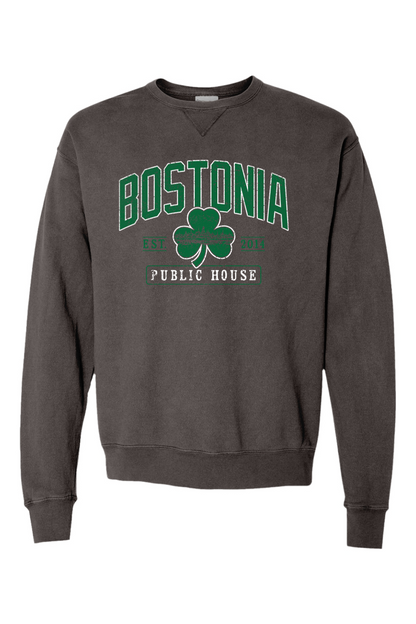 Bostonia Clover Garment Dyed Crewneck Sweatshirt - Men's