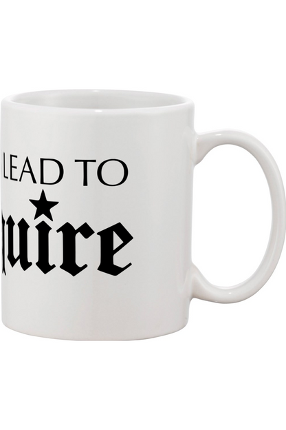 The Squire Black Mug