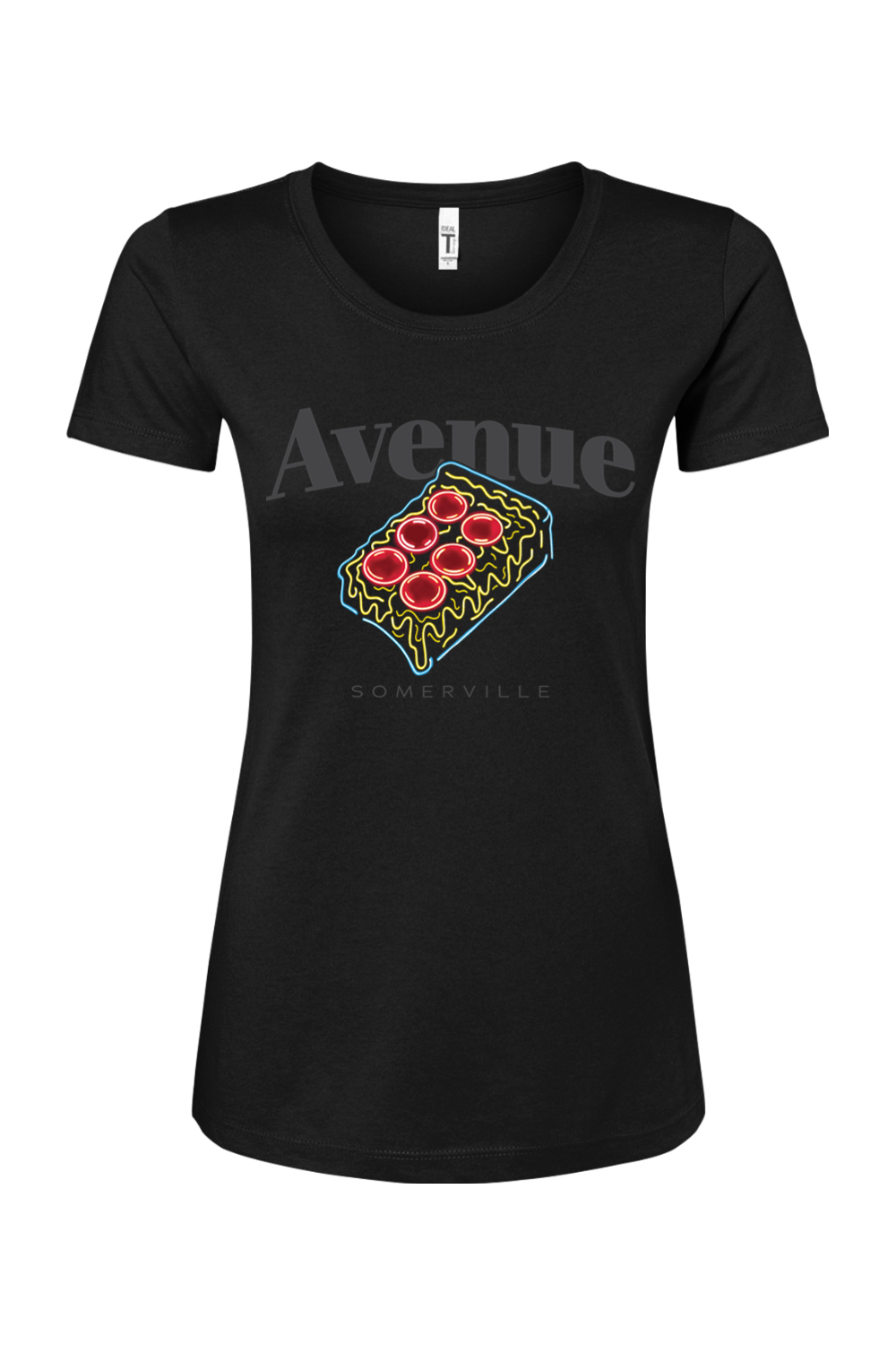 Avenue Kitchen + Bar Neon Slice Cotton Blend T-Shirt - Women's