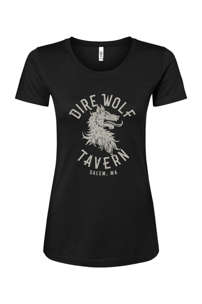 Dire Wolf Tavern Logo Women's Cotton Blend T-Shirt