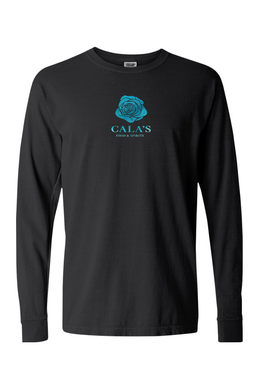 Cala's Rose Comfort Colors Long Sleeve T-Shirt - Unisex