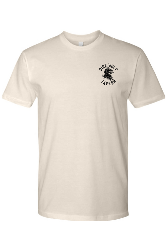 Dire Wolf Tavern Skull Chain 100% Cotton T-Shirt - Unisex