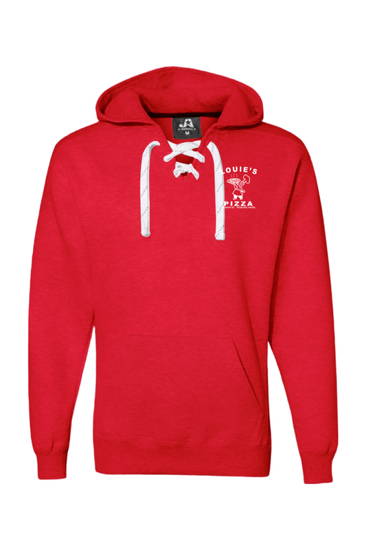 Louie's Pizza Sport Lace Premium Hoodie - Mens