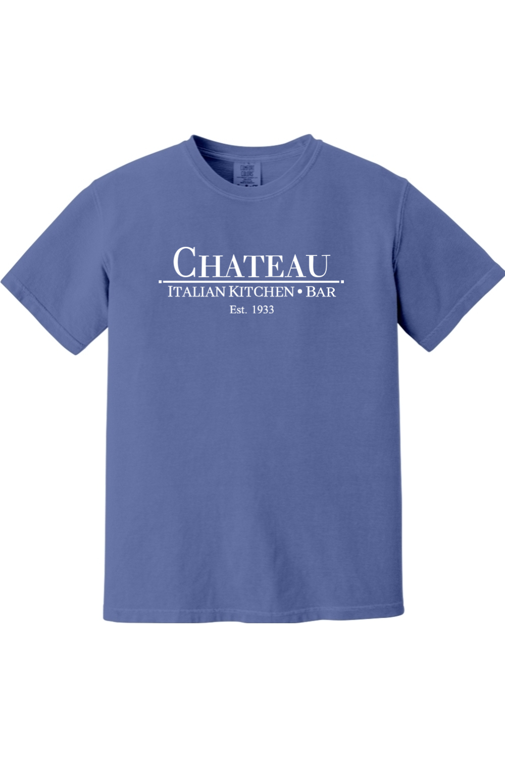 Chateau Italian Kitchen & Bar Large Logo Comfort Colors *Spring Colors* T-Shirt - Men