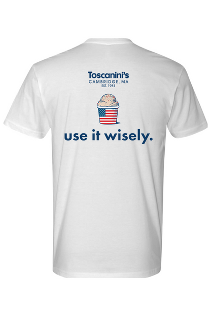 Toscanini's Freedom, Use it Wisely Cotton T-Shirt - Men's