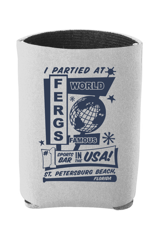 I Partied at Ferg's Insulated Can Cooler