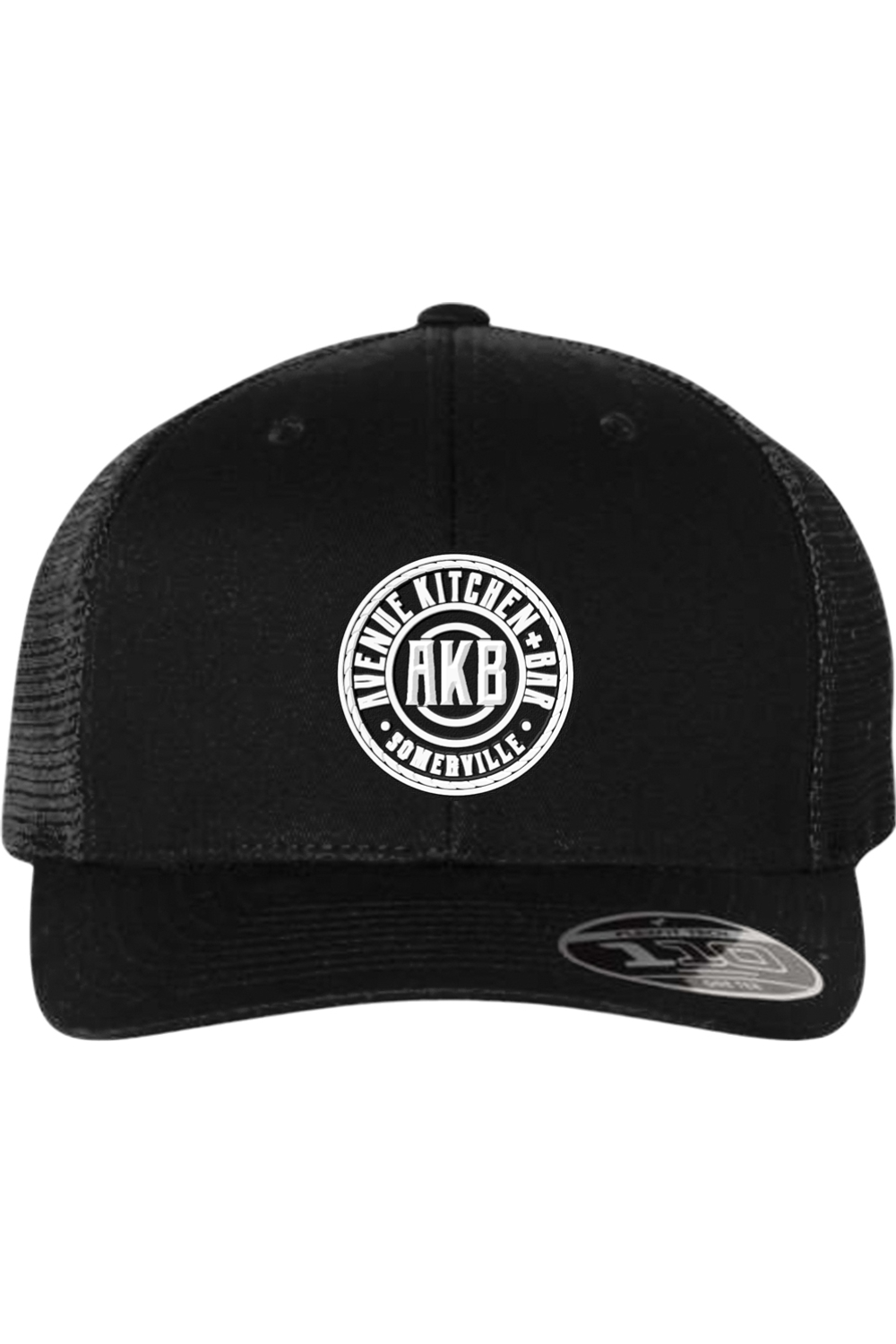 Avenue Kitchen + Bar 3D Emblem Centered Flexfit Snapback Mesh-Back Hat