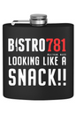 Bistro 781 Looking Like a Snack 6 oz. Stainless Steel Flask