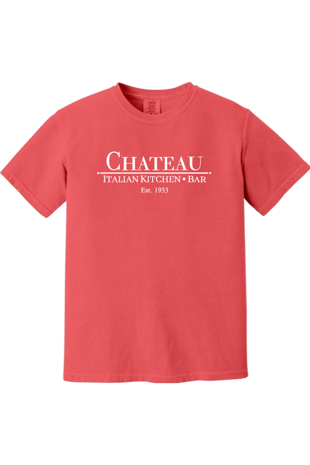 Chateau Italian Kitchen & Bar Large Logo Comfort Colors *Spring Colors* T-Shirt - Men