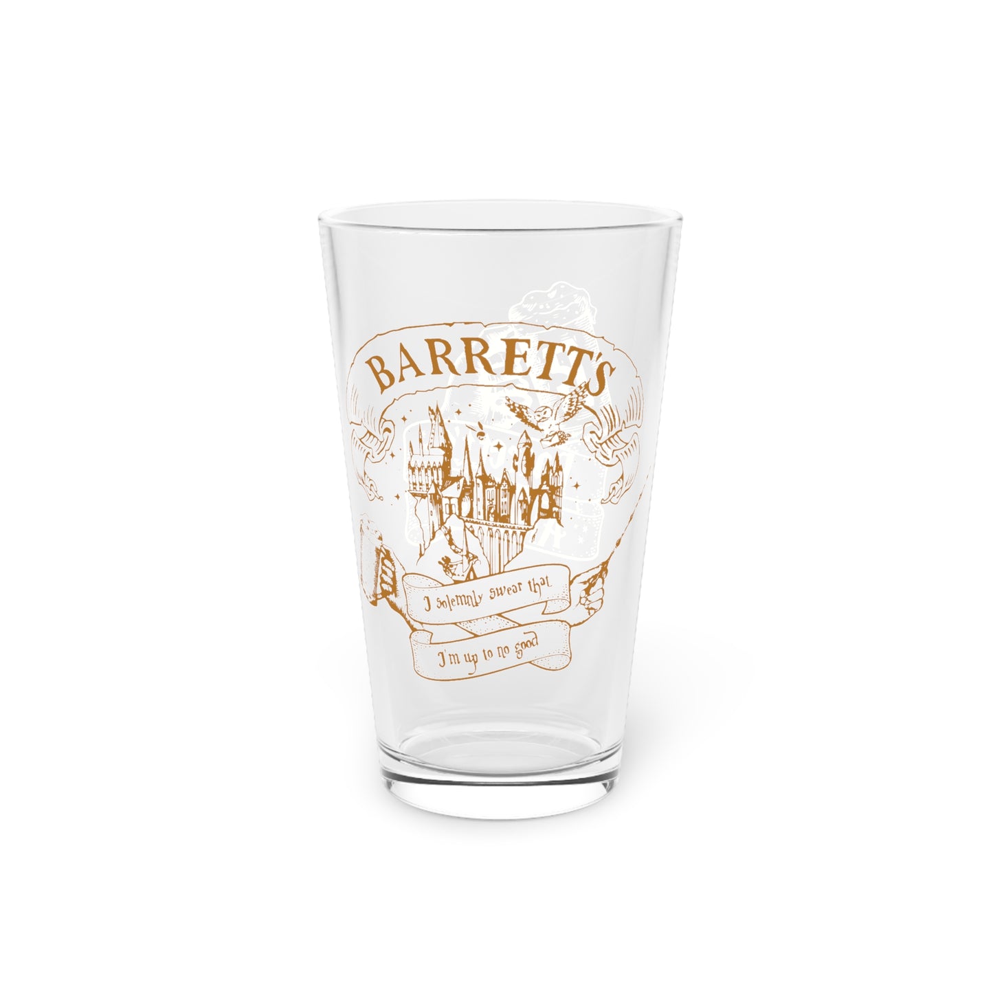 Barrett's "I Solemnly Swear" Pint Glass - 16oz.