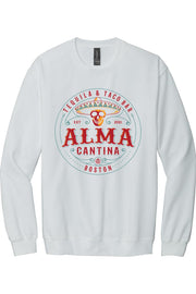 Alma Cantina Multicolor Logo Standard Crewneck Sweatshirt - Mens