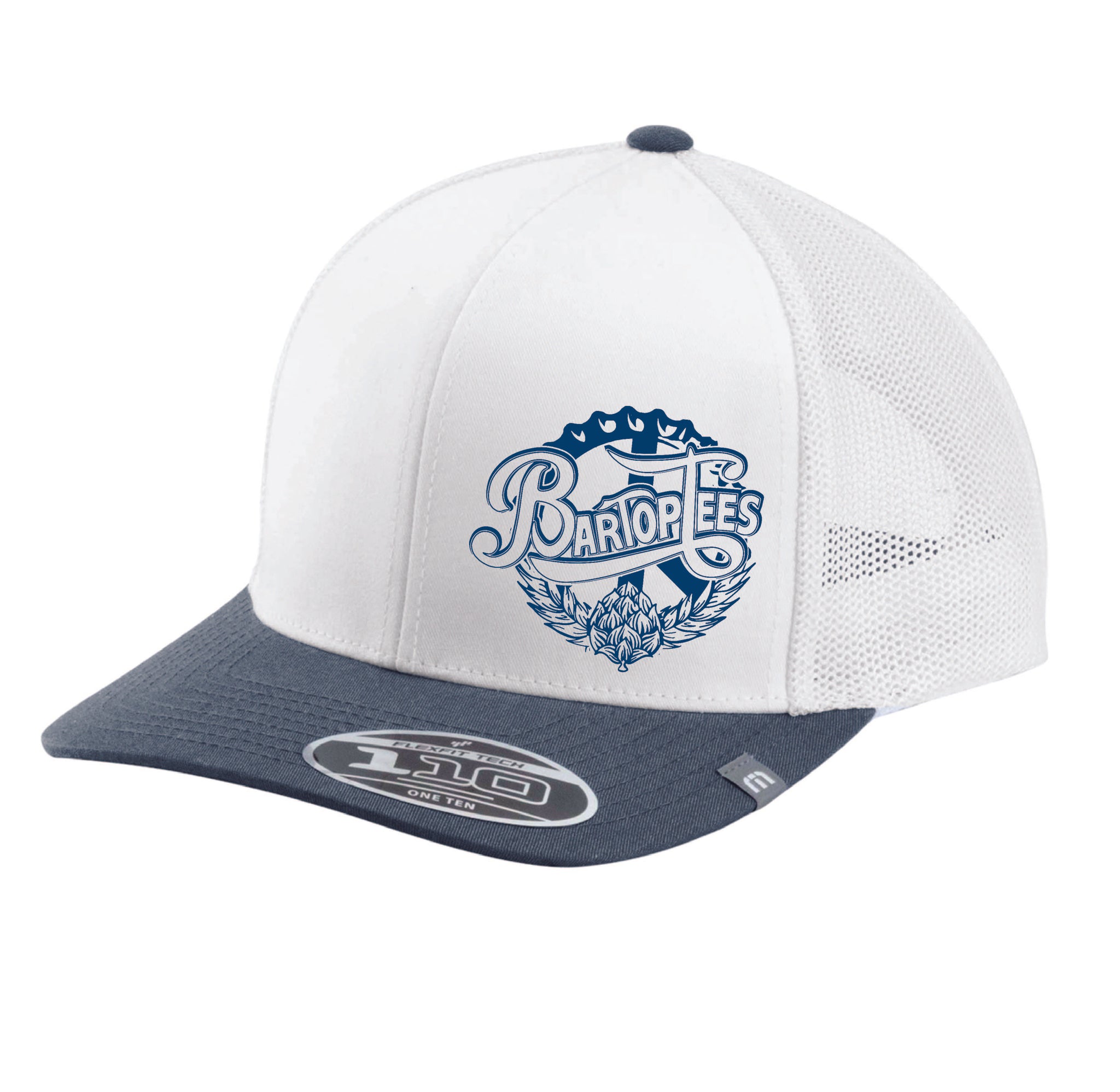 BarTop Blue & White Colorblock Hat