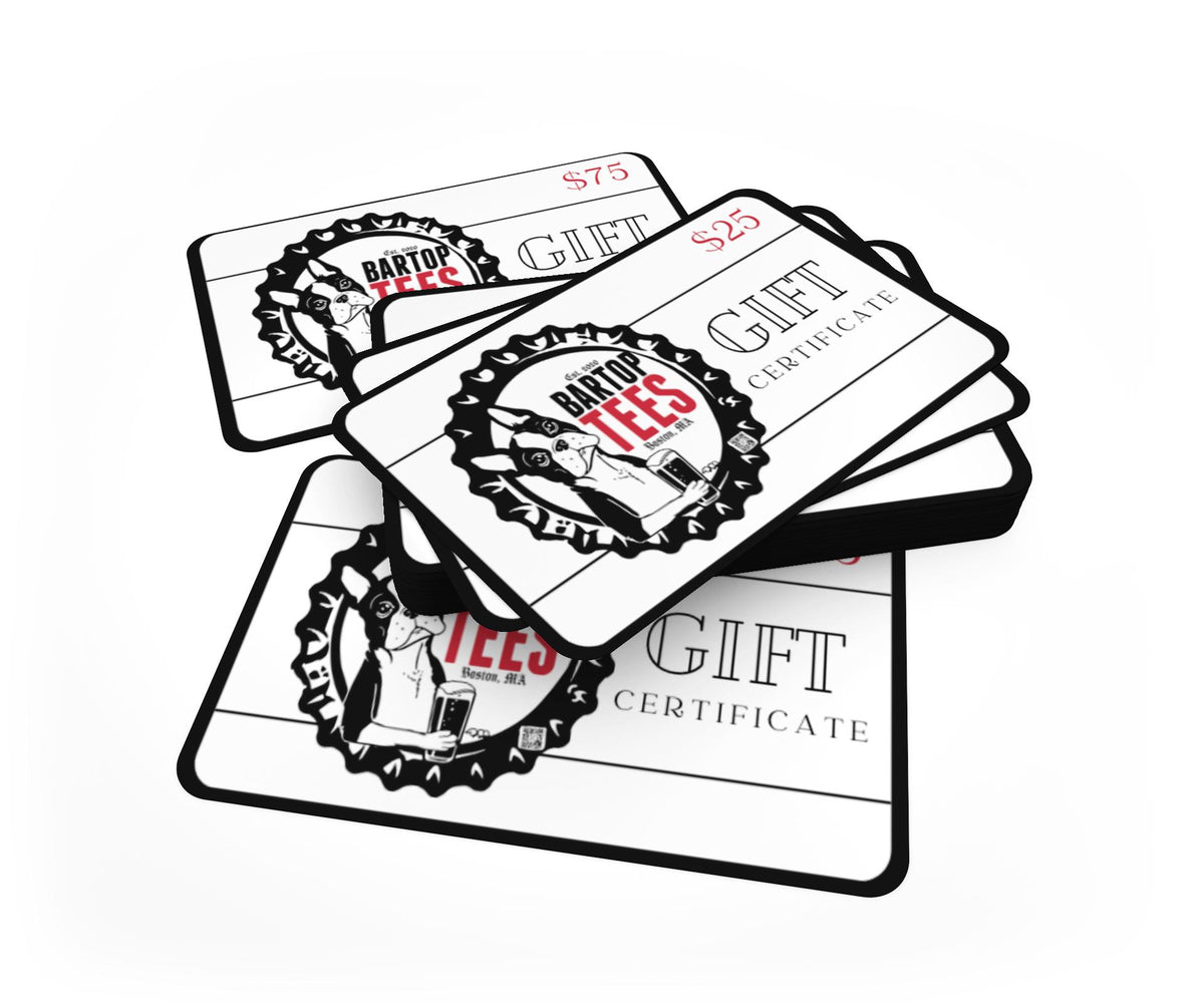 BarTopTees Gift Card