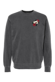Barrett's Alehouse Rose Letter Pigment-Dyed Crewneck - Mens Adult