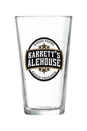 Barrett's Good Food, Good Friends Pint Glass - 16oz.