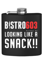 Bistro 603 Looking Like a Snack 6 oz. Stainless Steel Flask