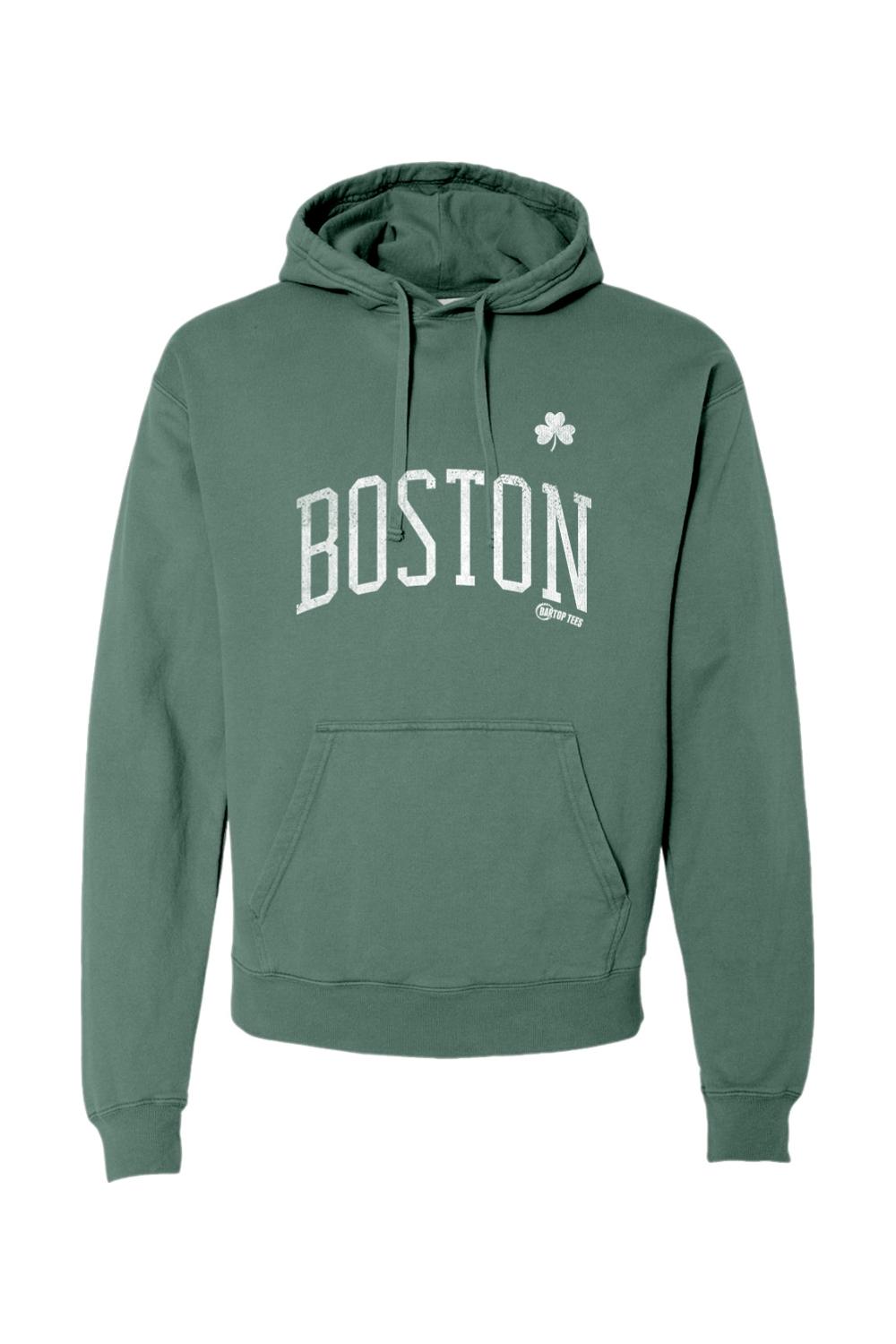 Boston Clover Pigment-Dyed Hooded Sweatshirt - Mens
