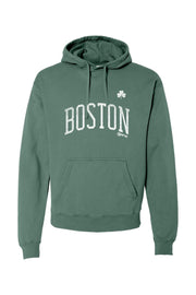 Boston Clover Pigment-Dyed Hooded Sweatshirt - Mens
