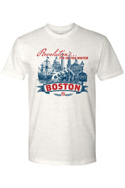 Boston: Revolution..It's in the Water Cotton T-Shirt - Men's