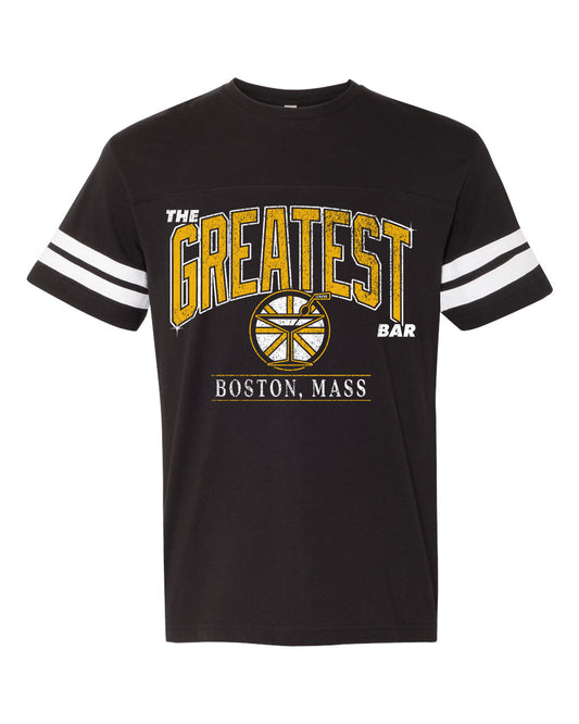 Black & Gold Throwback Greatest Bar Unisex T-Shirt